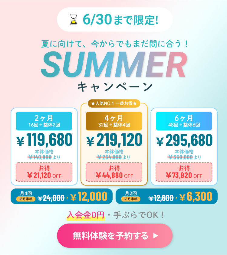 サマーキャンペーン